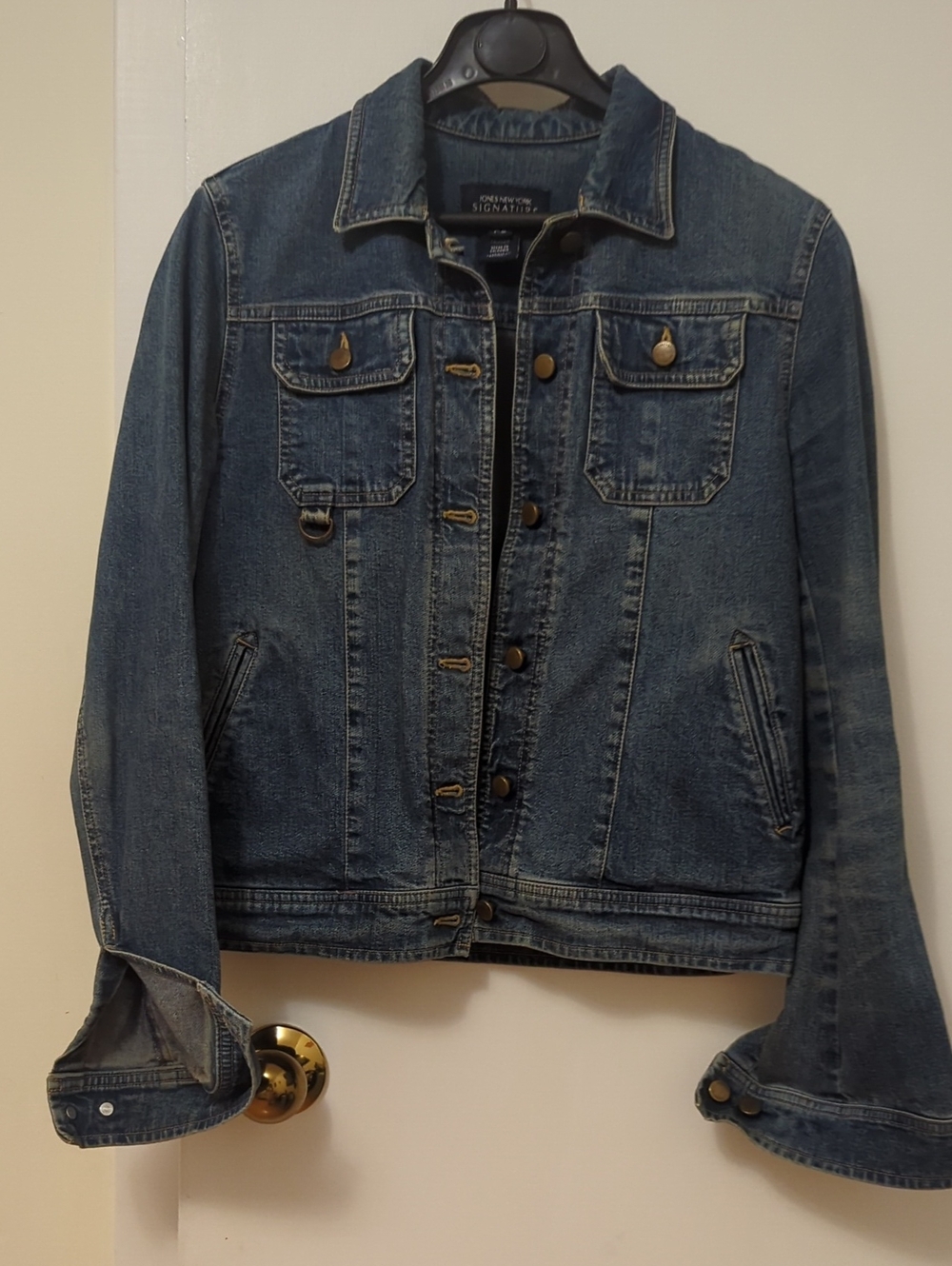 Jones New York Blue Denim Jean Jacket